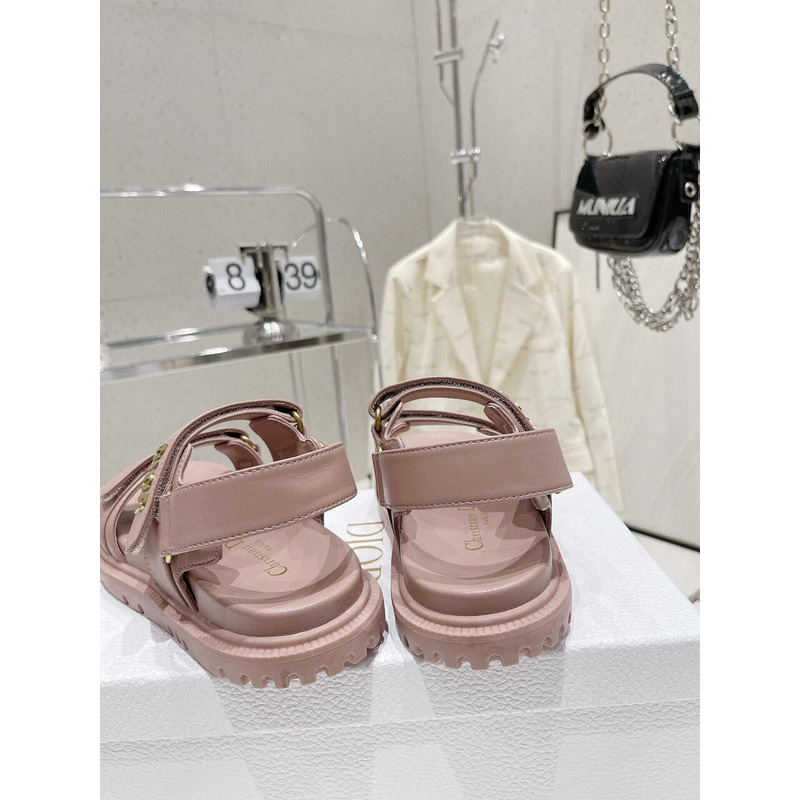 D*or D*oract sandal saffron pink lambskin