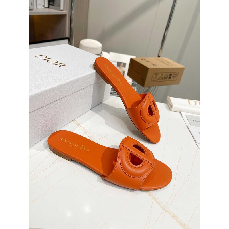 D*or d-club slide calfskin orange