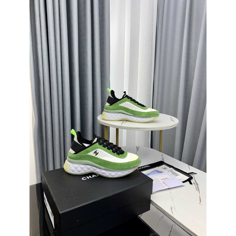 Ch*el low top trainer green