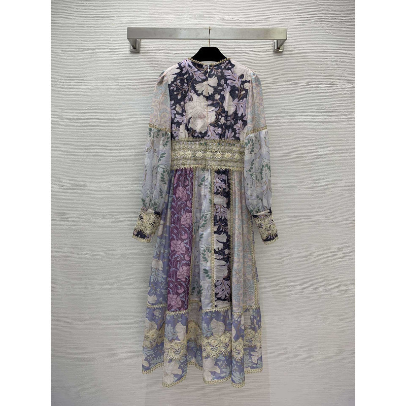 Zimmermann Celestial Silk Minidress  Floral