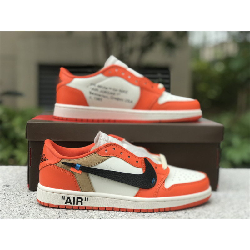 Jordan 1 Low x Off-White Orange