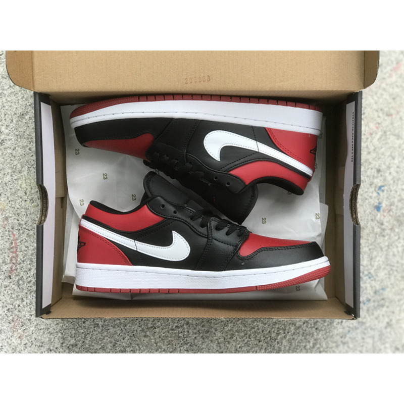 Jordan Air Jordan 1 Low Alternate Bred Toe Sneakers