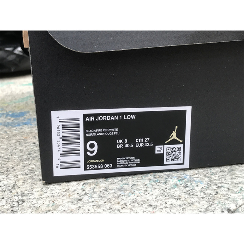 Jordan  Air Jordan 1 Low Sneakers Black