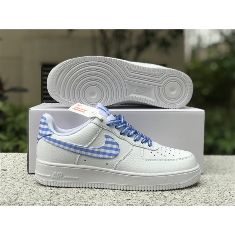 Nike Air Force 1 Low Blue Gingham