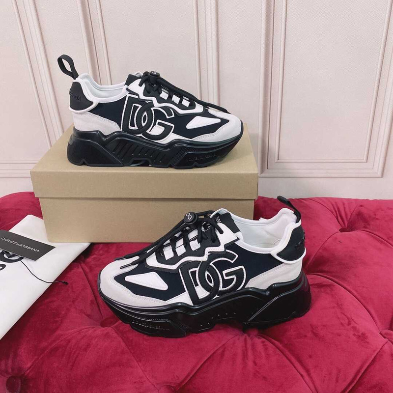 Dolce & Gabbana Logo-patch Lace-up Sneakers
