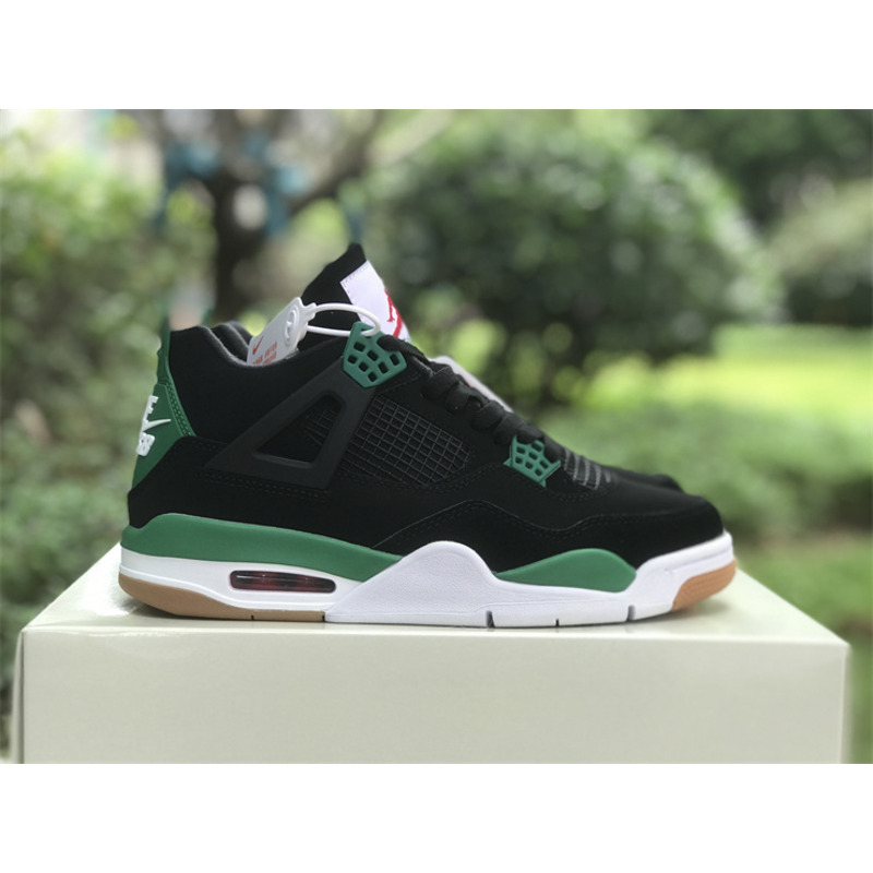 Jordan Retro 4 Black And Green