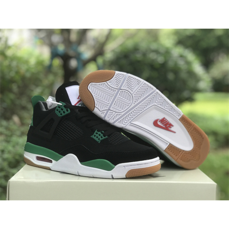 Jordan Retro 4 Black And Green