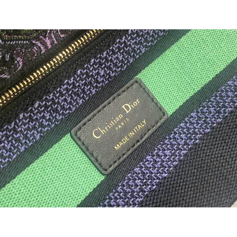 D*or medium lady d-lite bag multicolor D*or indian purple embroidery