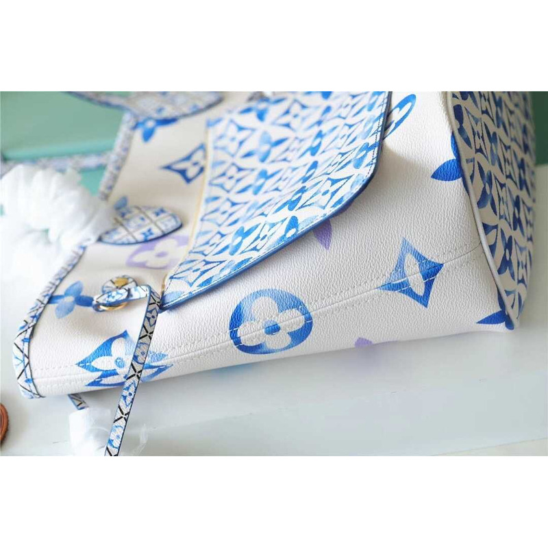 l**is V*t*n  neverfull mm monogram blue