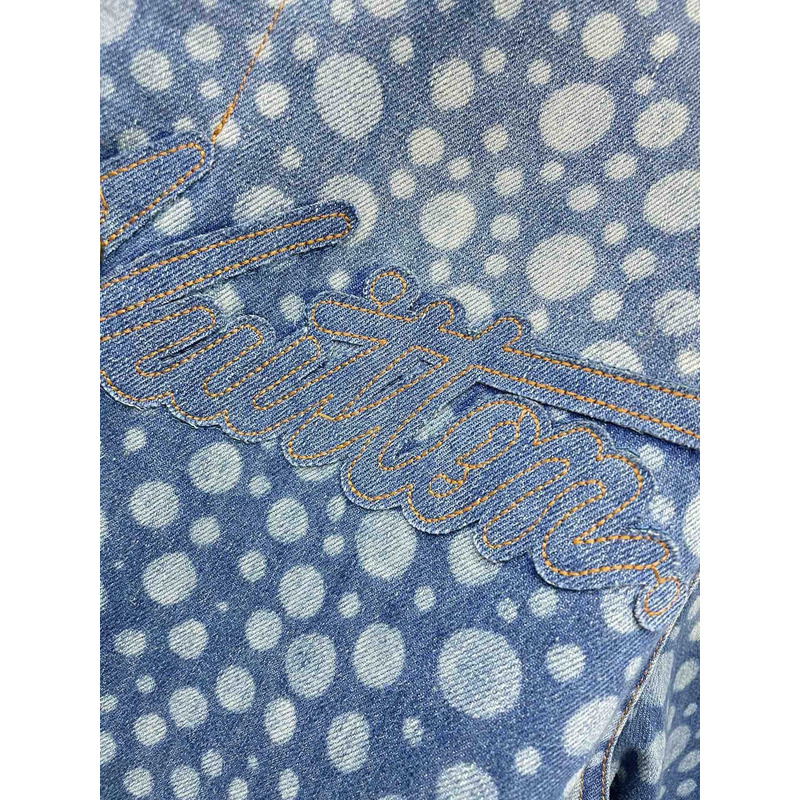 LV x YK Infinity Dots Denim Shirt