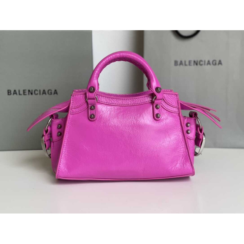 Ba*len*cia*ga Ba*len*cia*ga neo cagole small tote purple