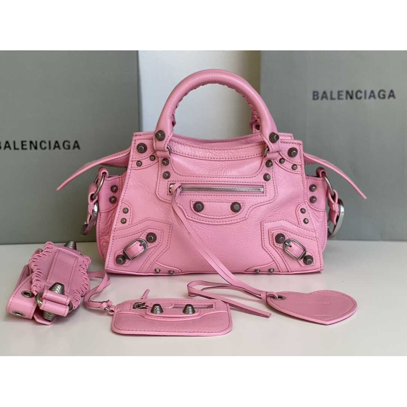 Ba*len*cia*ga Ba*len*cia*ga neo cagole small tote pink