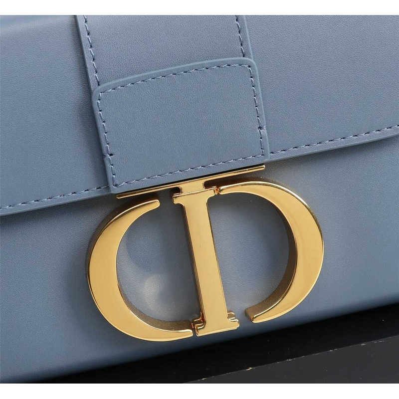 d*or 30 montaigne S*per mini bag blue