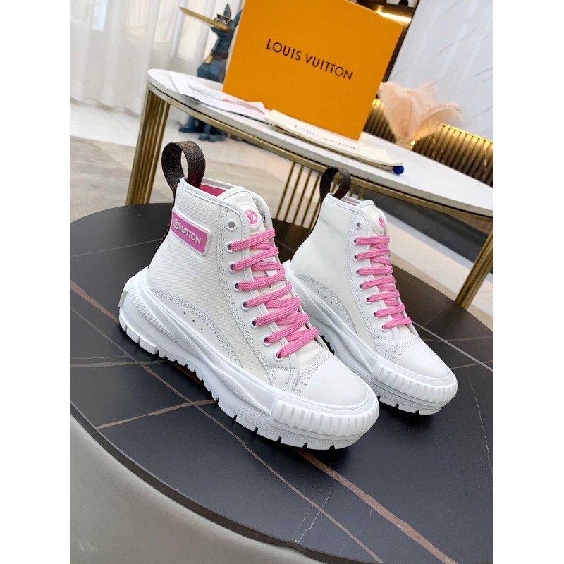 l**is V*t*n lv squad sneaker high top pink