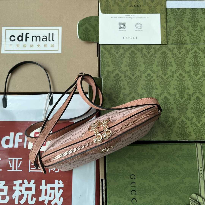 G*u*i ophidia gg small shoulder bag pink