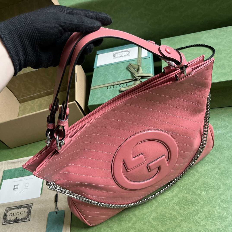 G*u*i blondie medium tote bag pink