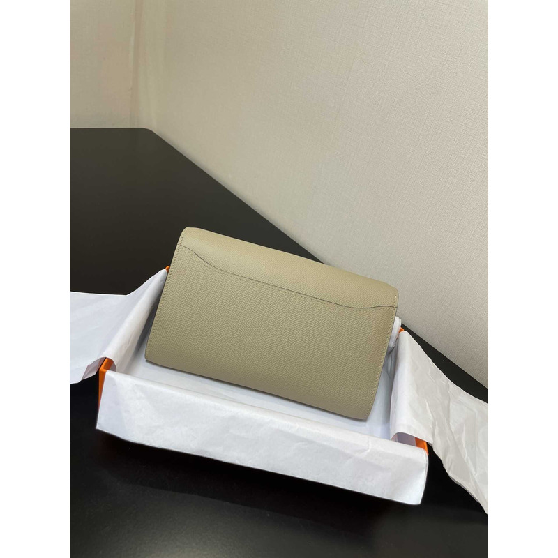 H**mes constance wallet to go gold hardware beige