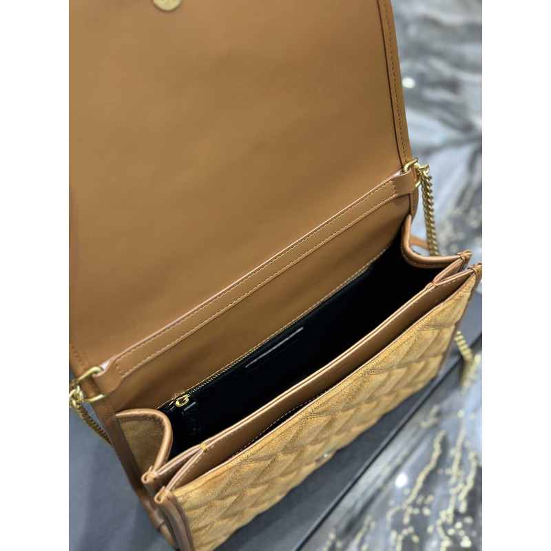 Saint Laurent Becky Shoulder Bag Yellow