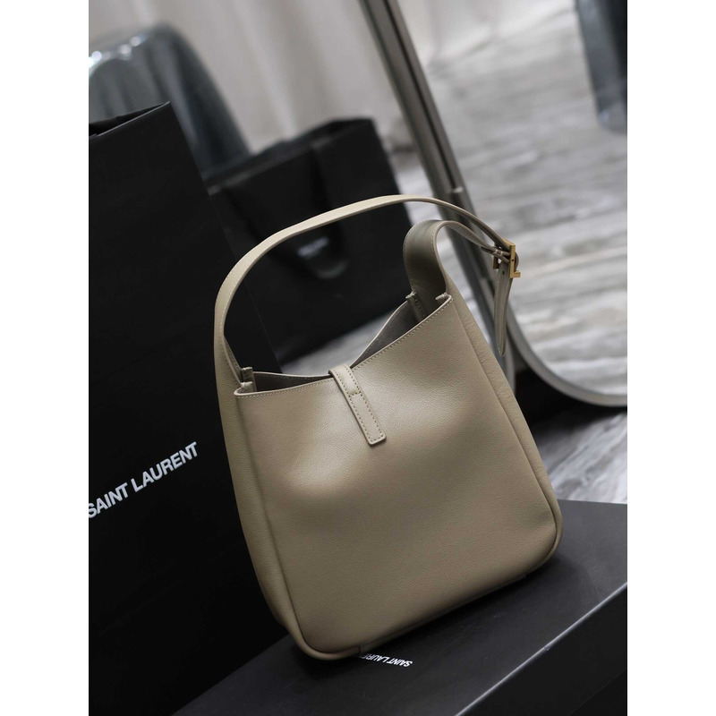 Saint Laurent Le5a7 Hobo Bag Small Brown