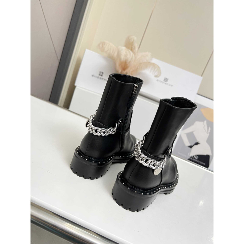 Givenchy Chain Boots  Black