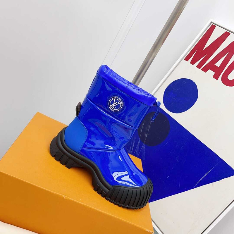 l**is V*t*n ruby flat half boot blue