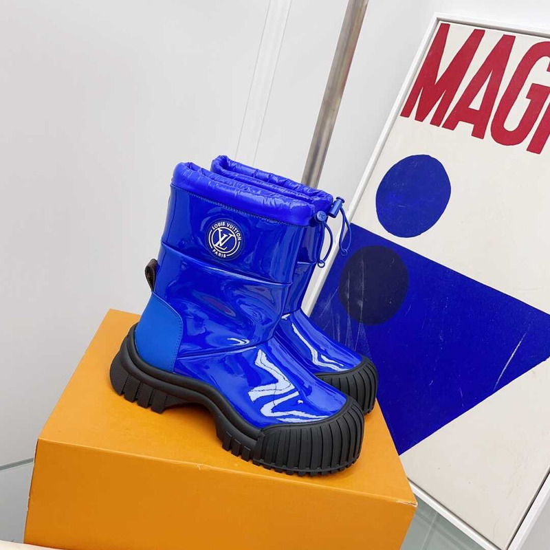 l**is V*t*n ruby flat half boot blue