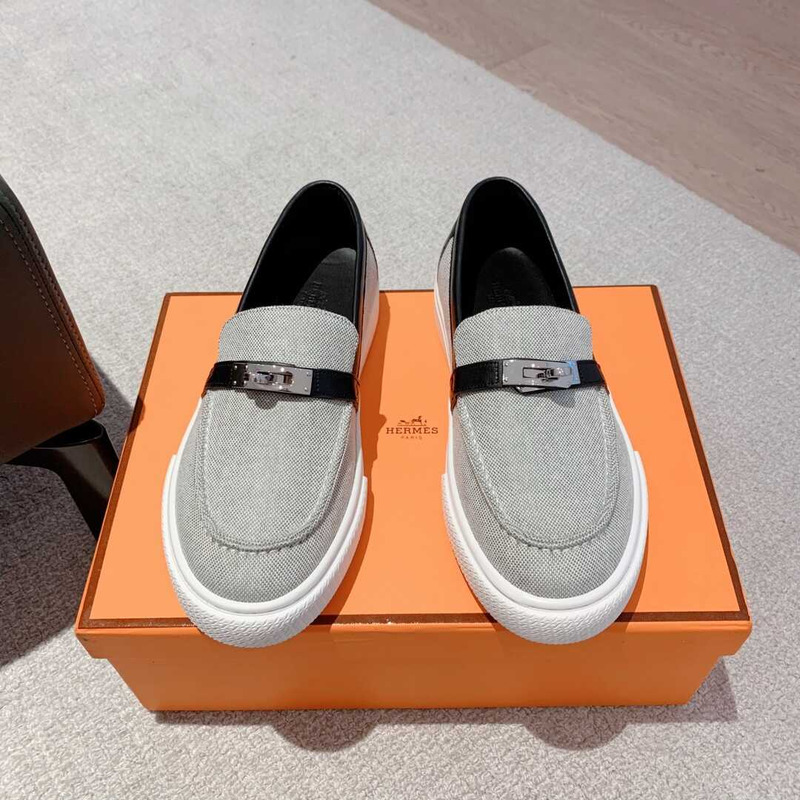 H**mes game easy sneakers grey