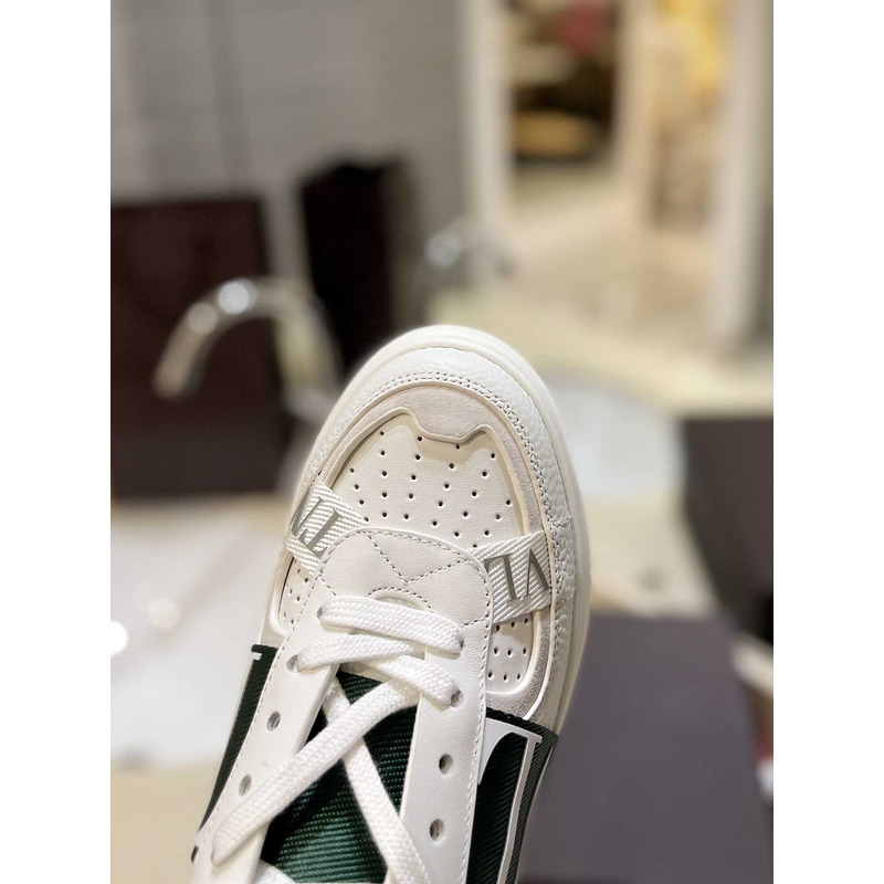 Valentino VLTN High Top Sneaker Black And White