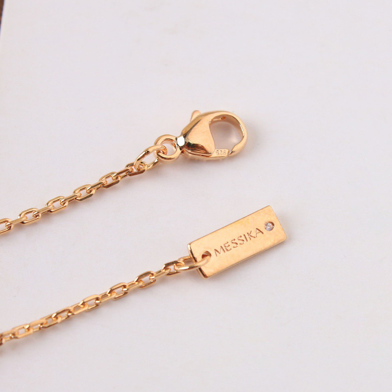 messika gold Di*m*nd necklace move uno double circle necklace