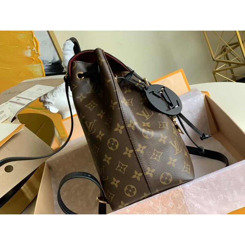 l**is V*t*n montsouris small backpack monogram&black