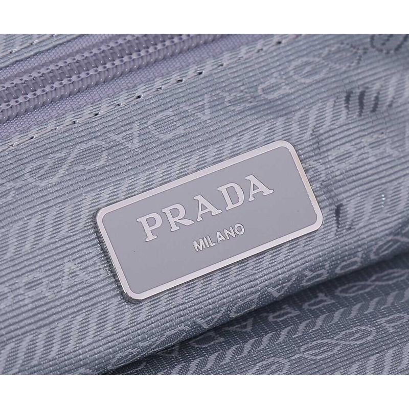 Pra*a recycled nylon tote bag blue