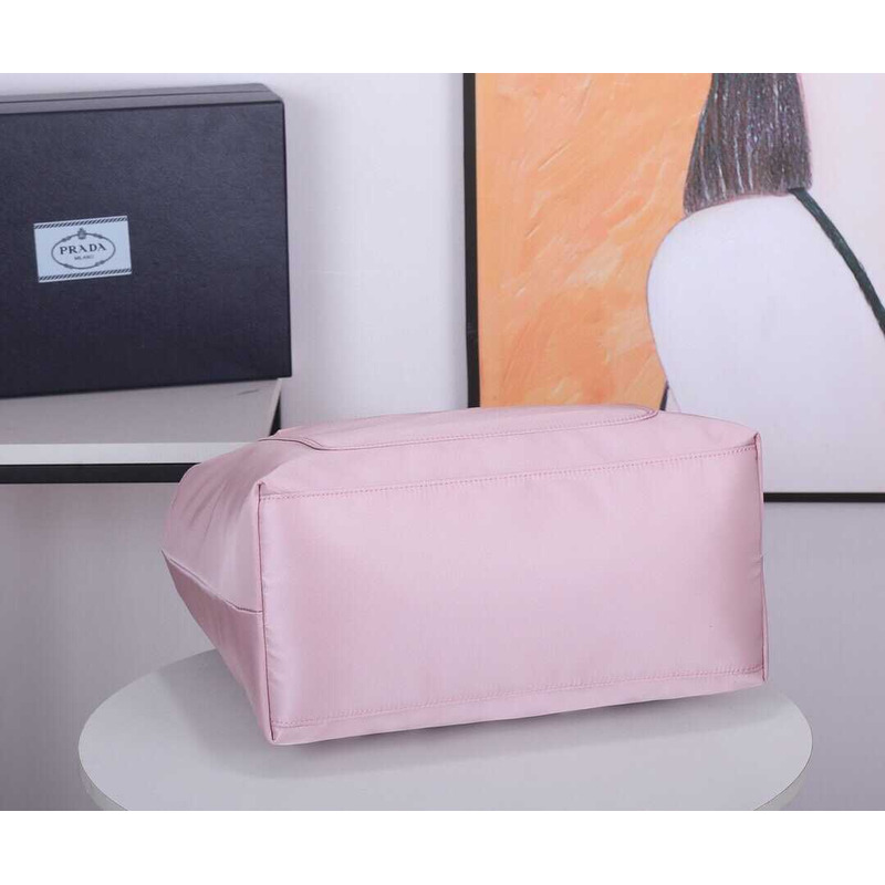 Pra*a recycled nylon tote bag pink