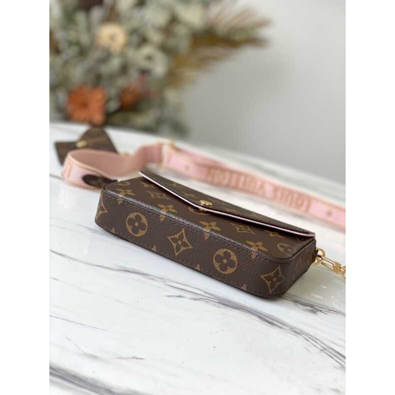 l**is V*t*n félicie strap & go monogram pink