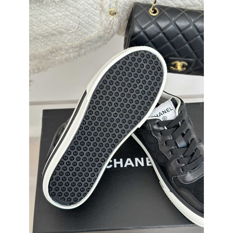 Ch*el sneakers low top black