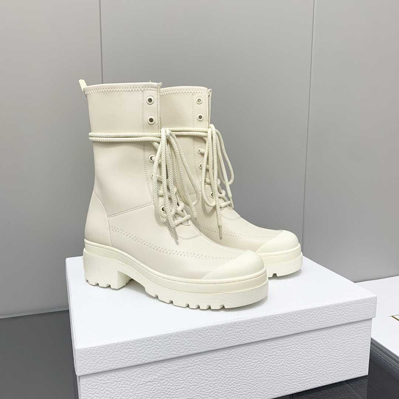 D*or ankle boots white
