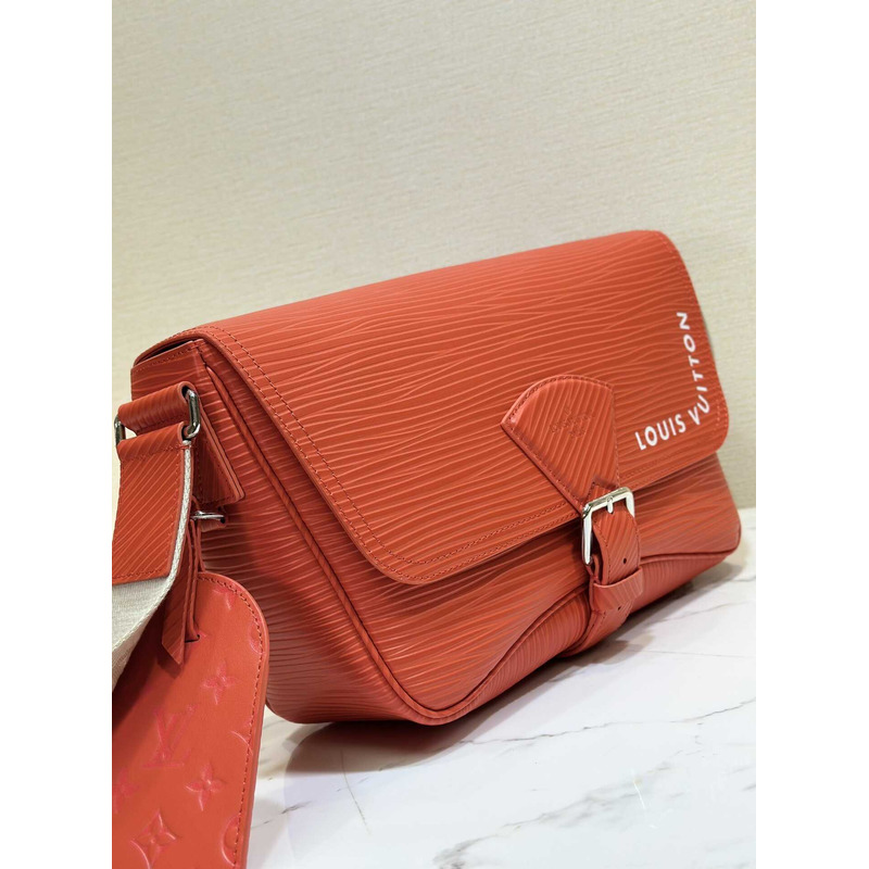 l**is V*t*n montsouris messenger calfskin orange