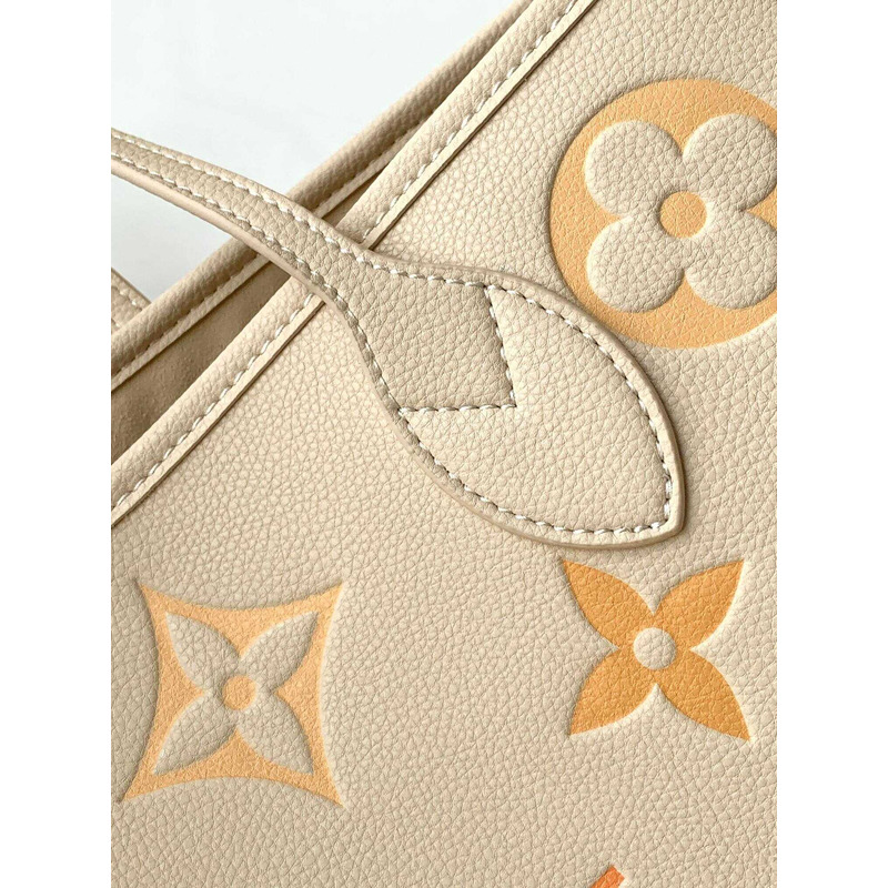 l**is V*t*n neverfull mm monogram empreinte leather cream