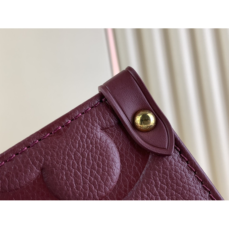 l**is V*t*n onthego mm tote wine red