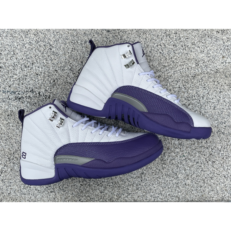 Air Jordan 12 Sneakers Purple White