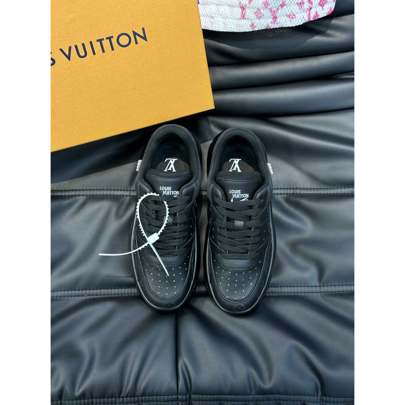 l**is V*t*n monogram x nike sneakers black