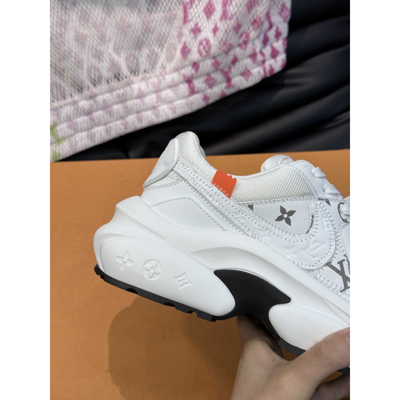 l**is V*t*n monogram x nike sneakers white