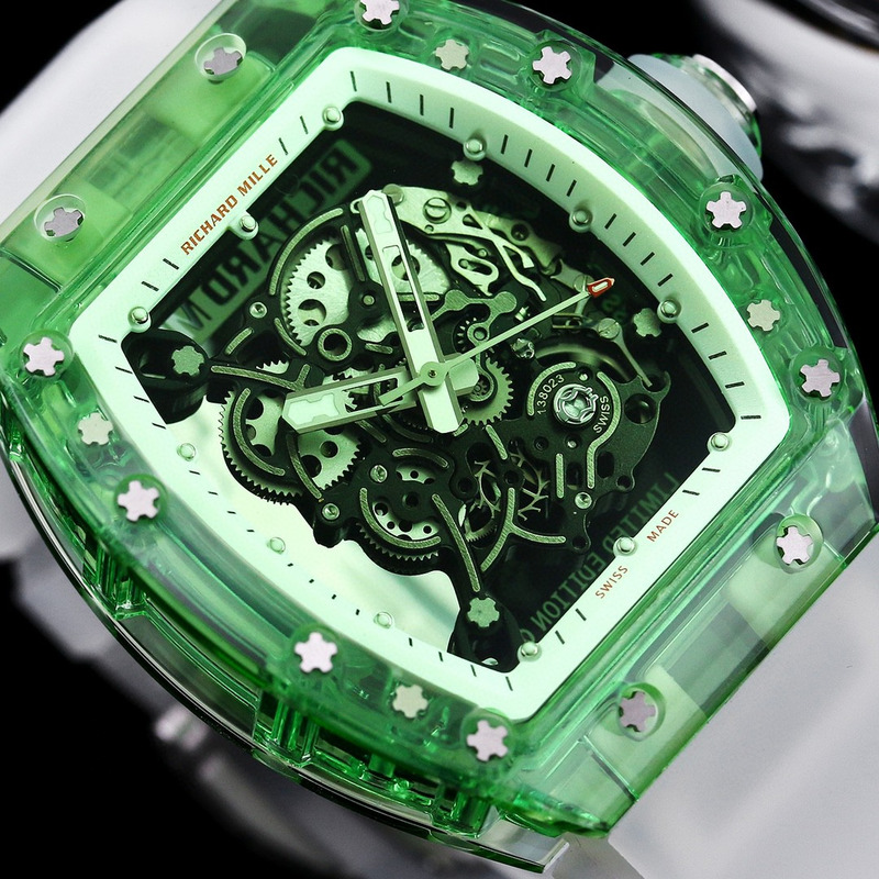 Richard Mille RM055 Watch White And Green