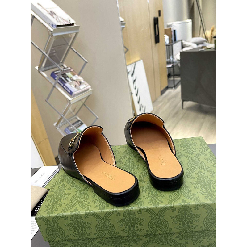 G*u*i slipper princetown aus leder slipper black