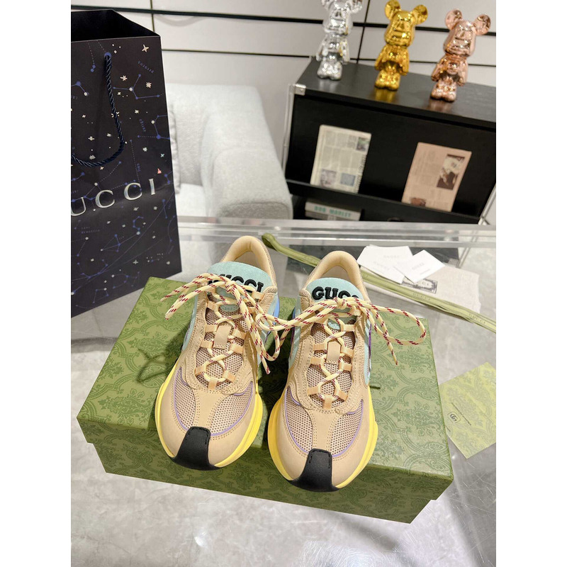 G*u*i run damensneakers gelbes