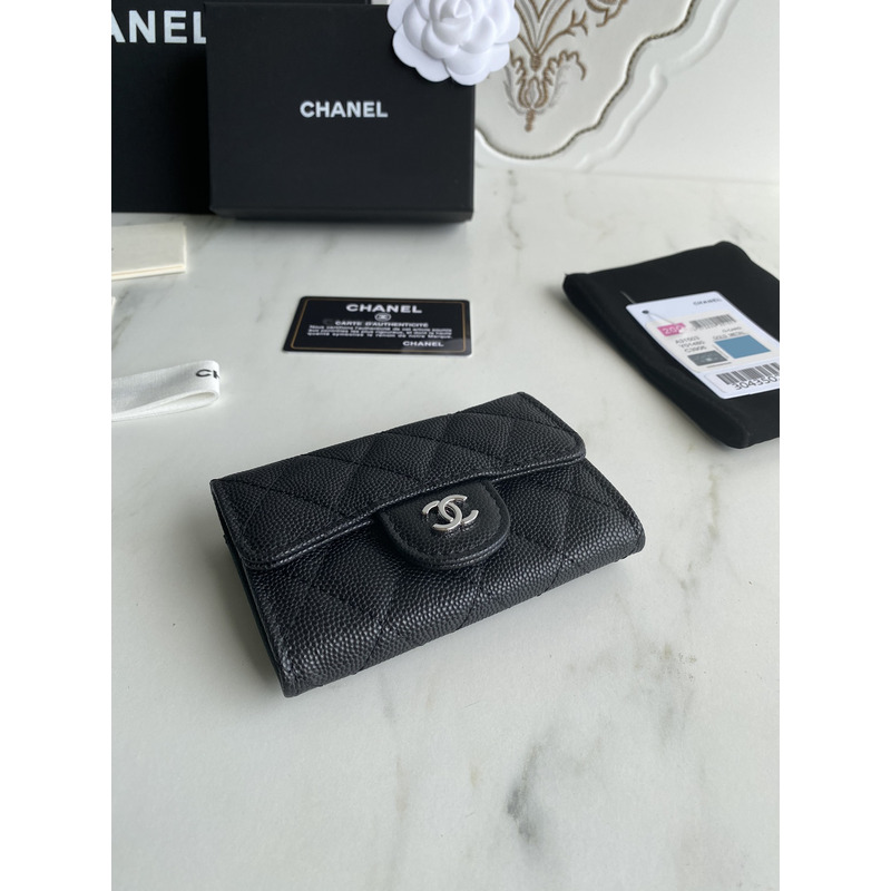 Ch*el classic card holder, black