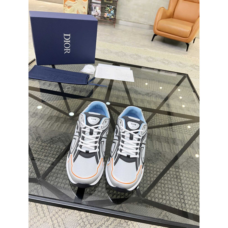D*or  b30 sneakers grey mesh and grey and black technical fabric