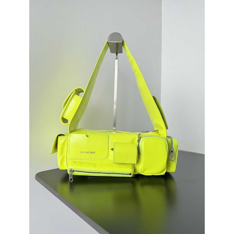 ba*len*cia*ga women\''s S*perbusy xs sing bag in fluo yellow