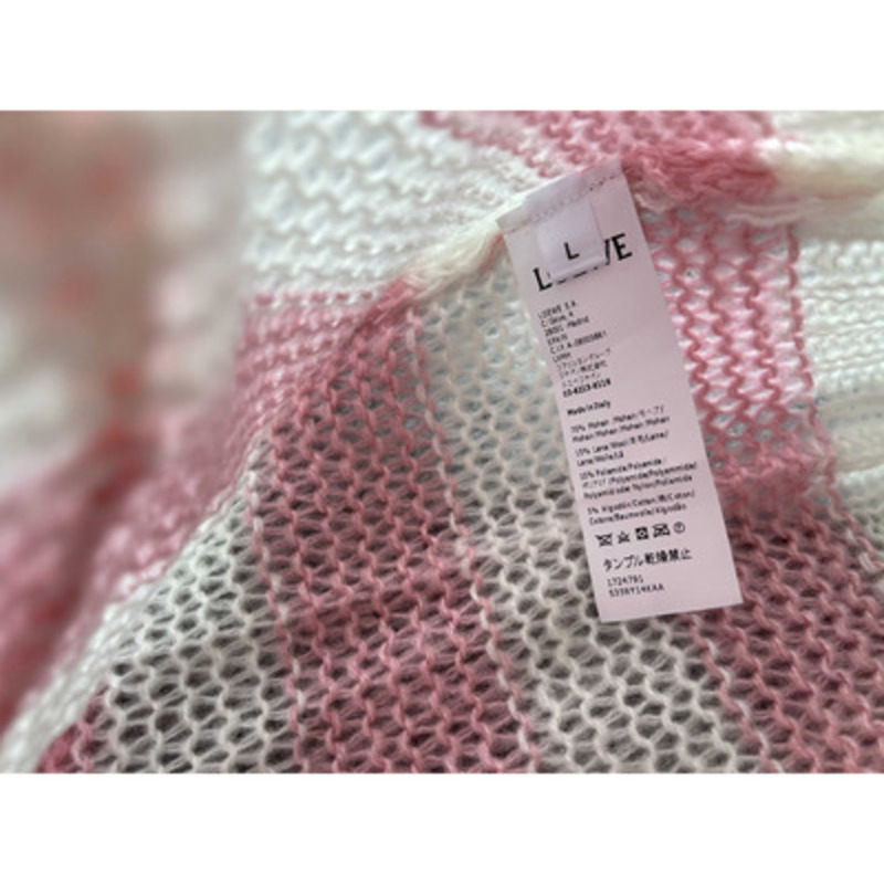 Loewe Tank Tops Pink And White