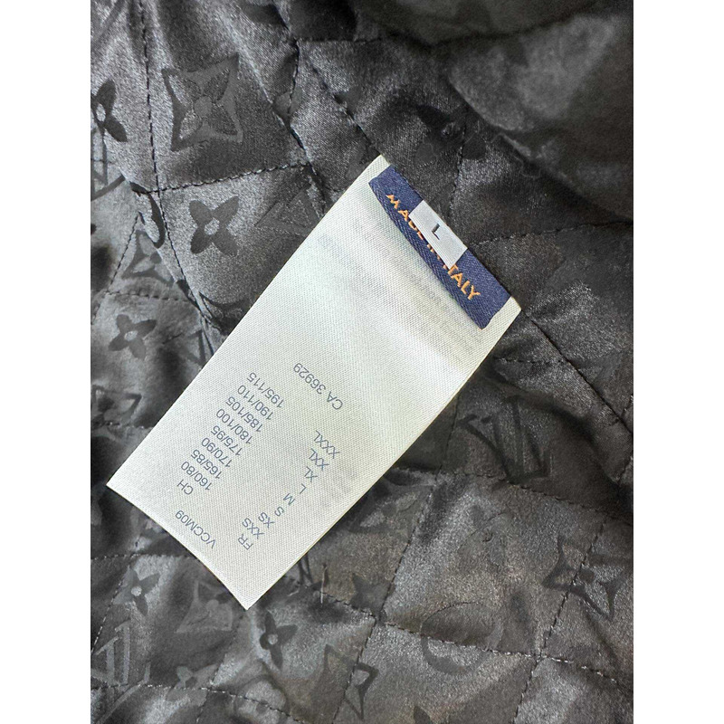 l**is V*t*n sleeveless monogram mink coat