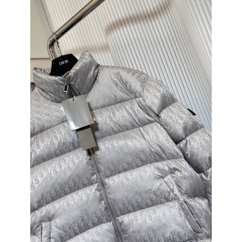D*or grey unisex down jacket
